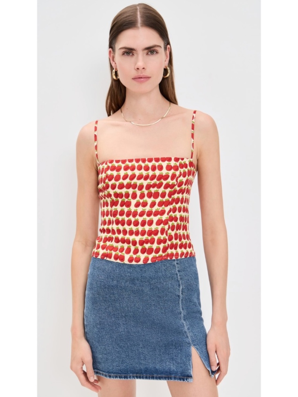 NEW Reformation Overland Top Fresh Tomato 10 - Picture 7 of 17